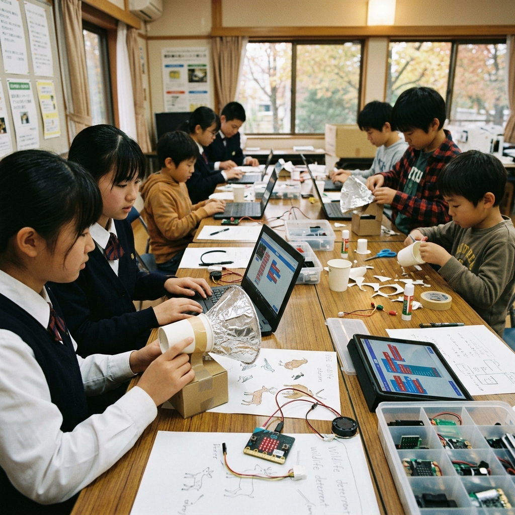 農業②「鳥獣害アラーム開発」